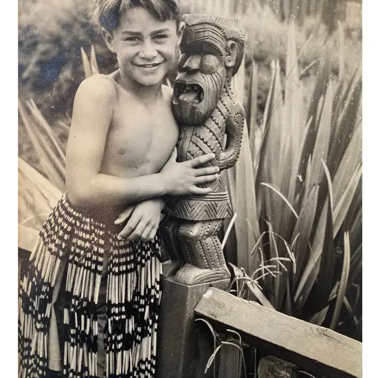 Theo Schoon attributed - Māori boy,